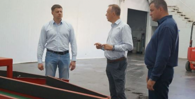 В Марксовском районе строится современное фруктохранилище