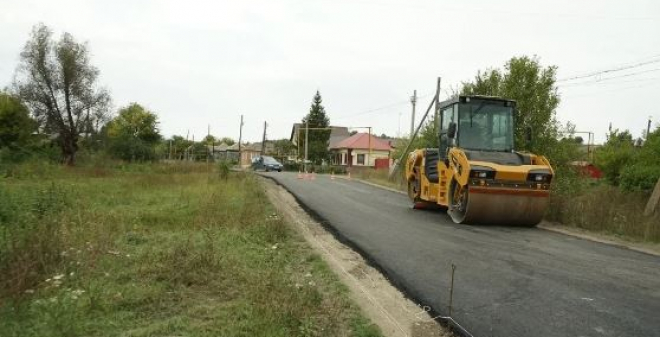 По региональной программе в селах завершен ремонт первых «космических» улиц