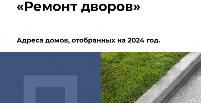 Опубликованы дополнительные адреса для ремонта дворов: Володин продолжает поддерживать жителей райцентров