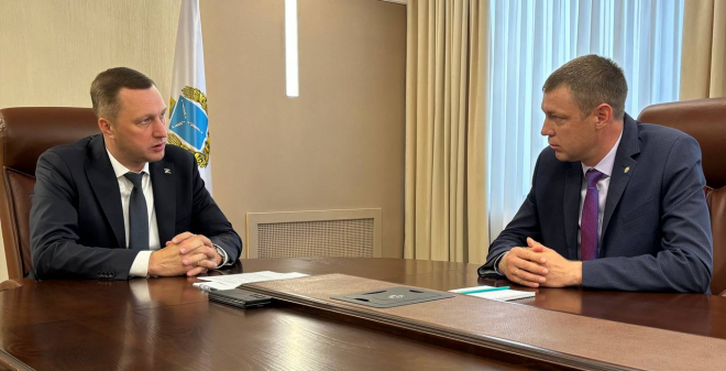 Роман Бусаргин встретился с участником президентской программы «Время героев»