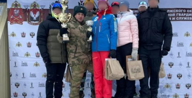 Команда Управления Росгвардии по Саратовской области выиграла Чемпионат по лыжным гонкам