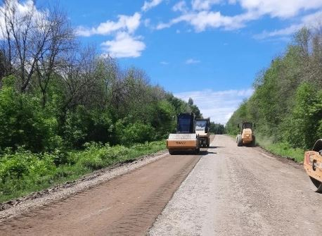 В Саратовской области ремонт участка дороги на Тамбов завершен на треть
