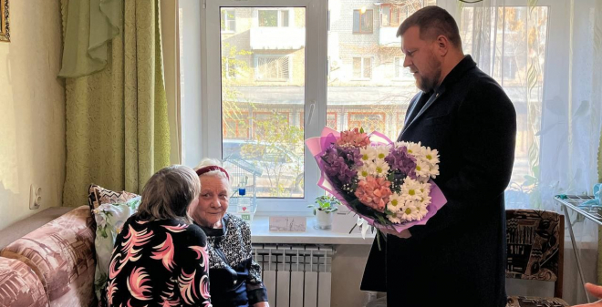 Участница Великой Отечественной войны из Заводского района отпраздновала 100-летний юбилей