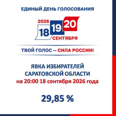 Избирательная комиссия Саратовской области подвела главные итоги первого дня голосования