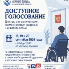 Избирателям с инвалидностью доступны специальные условия на выборах