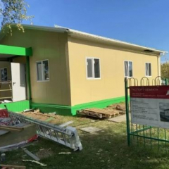 Строительство модульного ФАПа в селе Пылковка Балаковского района подходит к завершению