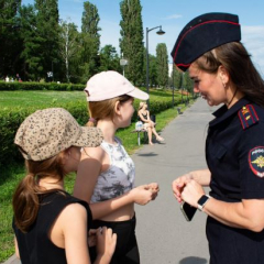 Госавтоинспекция проводит акцию по безопасности юных пешеходов