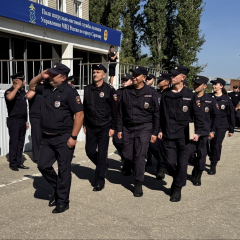 Сотрудники патрульно-постовой службы полиции отмечают 103-ю годовщину со дня образования подразделения