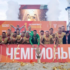 Команда «Саратов» впервые стала чемпионом России по пляжному футболу