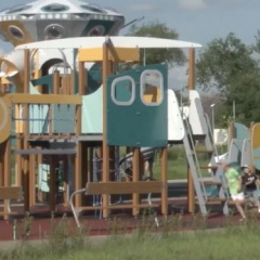 В Лётном городке продолжается благоустройство экопарка