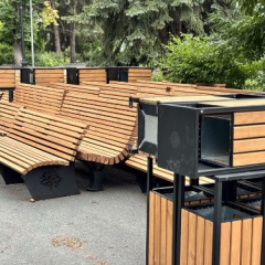 В Городском парке продолжаются работы по благоустройству