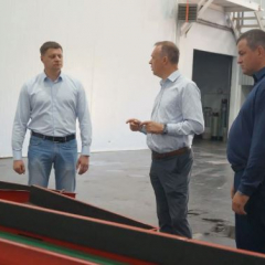 В Марксовском районе строится современное фруктохранилище