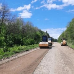 В Саратовской области ремонт участка дороги на Тамбов завершен на треть
