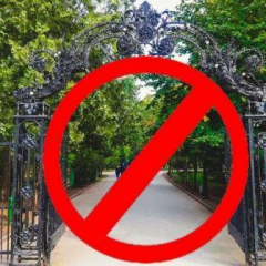 В городе ввели временные ограничения на посещение парков