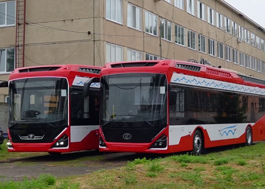 В Балаково прибыли еще 6 новых троллейбусов «Адмирал»