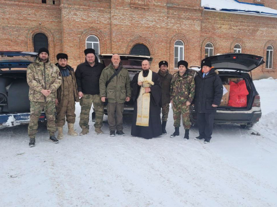 Саратовские казаки получили гуманитарную помощь от земляков