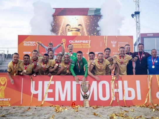 Команда «Саратов» впервые стала чемпионом России по пляжному футболу