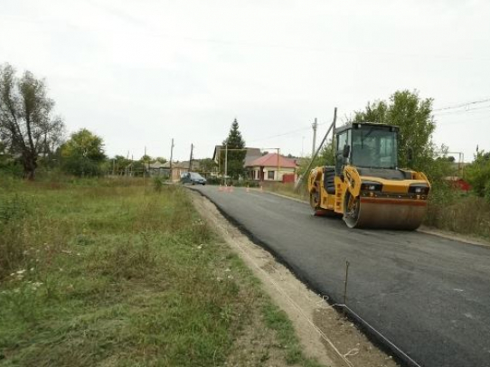 По региональной программе в селах завершен ремонт первых «космических» улиц