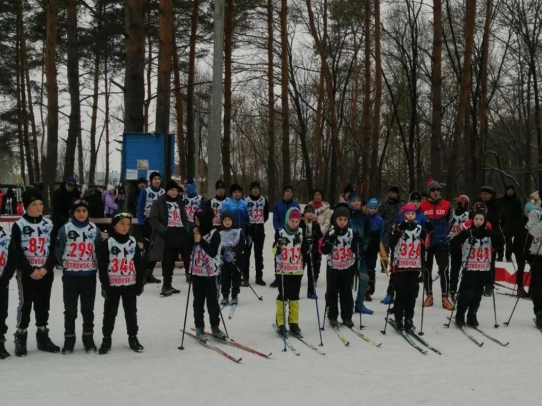 В Петровском районе прошли соревнования по лыжным гонкам