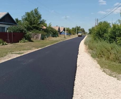 В трёх сёлах Федоровского района отремонтировали улицы Победы