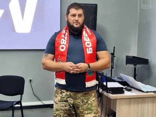 Участника спецоперации наградили за храбрость