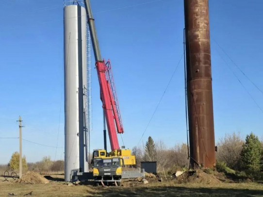 В Романовке будет запущена в работу новая водонапорная башня