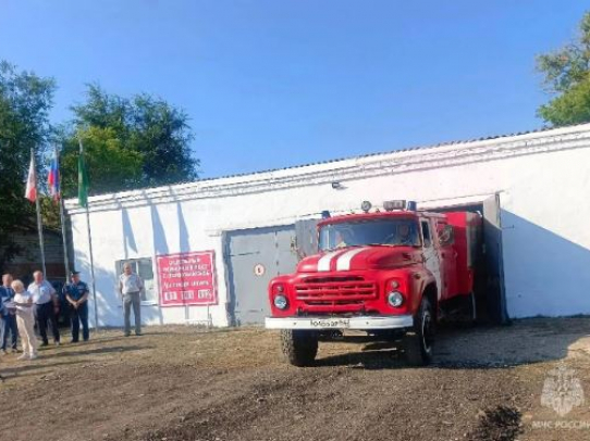 В Федоровском районе открыт пожарный пост
