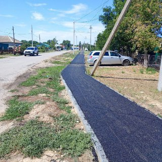 В городах и селах области отремонтировали более 50 участков тротуарной сети