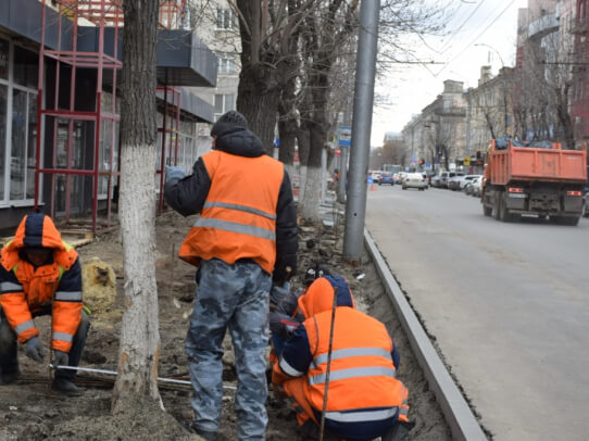 В Саратове число ремонтируемых тротуаров значительно увеличилось