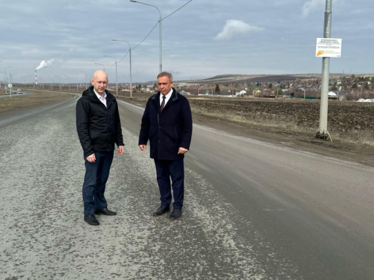 Специалисты дорожного комитета осмотрели дороги на гарантии