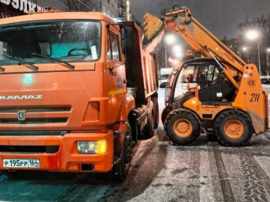 Дорожные службы города и области работают круглосуточно