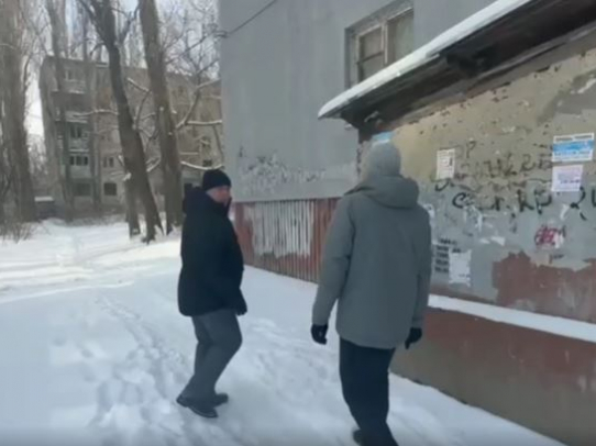 Заместители главы администрации Ленинского района проконтролировали уборку снега 