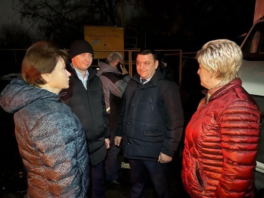 Елена Злобнова выехала на место коммунальной аварии в поселке Юриш