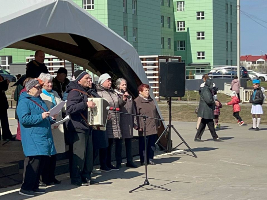 В новом парке «Изумрудный» состоялся праздник, посвящённый полёту Гагарина в космос