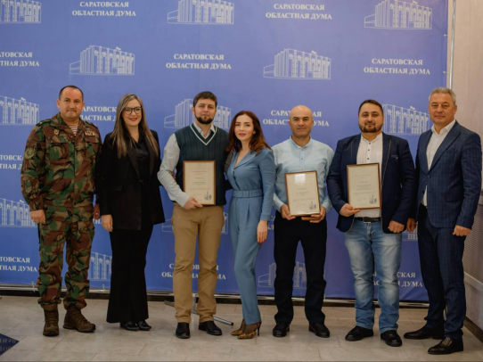 По ходатайству Юлии Литневской были награждены волонтеры СВО