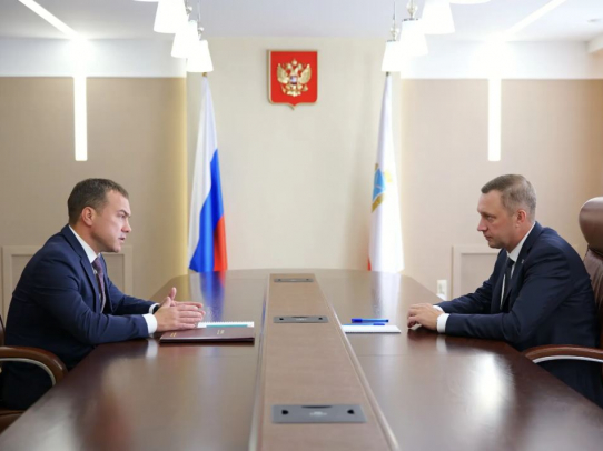 Губернатор Роман Бусаргин встретился с новым прокурором региона Романом Пантелеевым