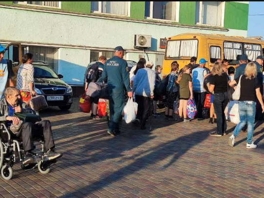 В Саратовскую область прибыли жители Курской области