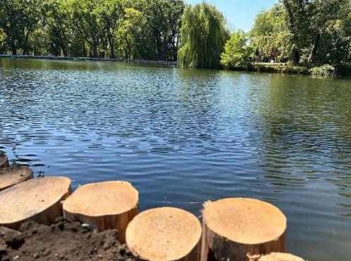 Работы по благоустройству Городского парка выполнены на 91%