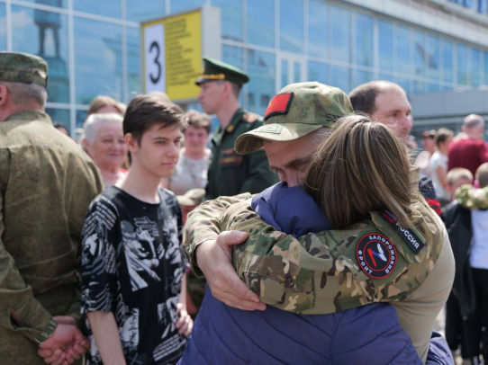 Бойцы 99-го полка отправились на службу после отпуска