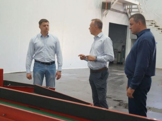 В Марксовском районе строится современное фруктохранилище