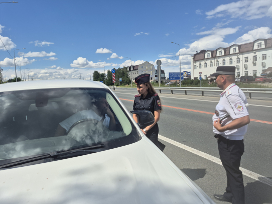 Автоинспекторы предупредили водителей об опасности на трассе
