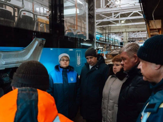 Михаил Исаев посетил Заводское трамвайное депо МУПП «СГЭТ»