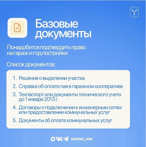 Срок действия гаражной амнистии в России продлен до 1 сентября 2031 года